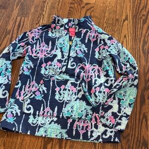 Lilly Pulitzer quarter zip cotton